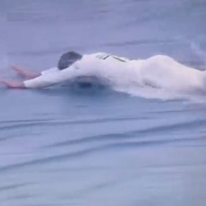 Shakib Al Hasan dive video: Bangladeshi all-rounder dives on wet covers on a rainy day in viral video