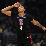 “Stay hot Brandon Boston Jr!”: Reggie Jackson douses Boston with water as he leads the Clippers to win over Boston Celtics while entering the history books
