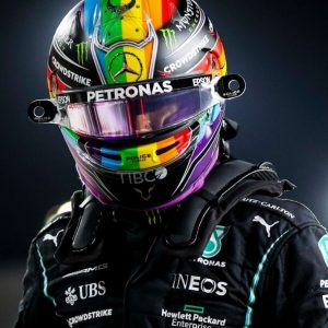"I’m not afraid of any comments or anything negative"– Lewis Hamilton will continue to wear the rainbow helmet in last two races of the season