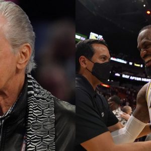 "LeBron James is a mixture of Michael Jordan, Magic Johnson, Kobe Bryant, Jerry West, and Bill Russell": Pat Riley believes the Lakers superstar is in a class of his own