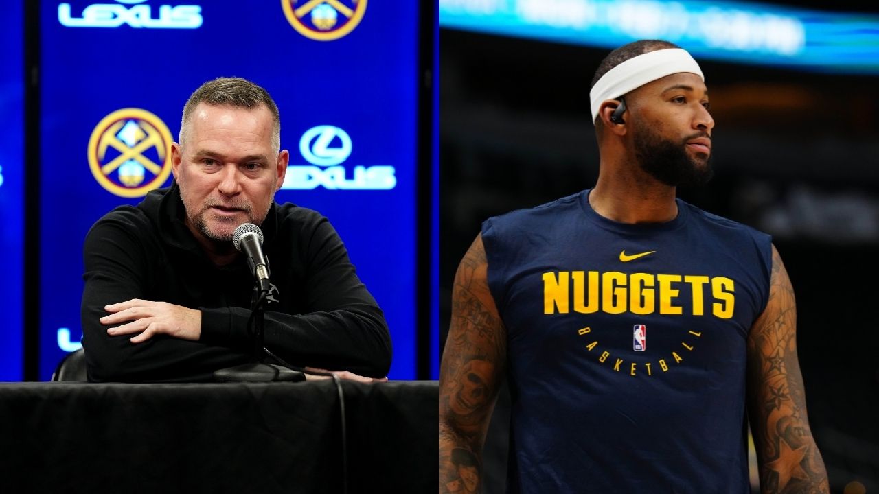 "I'm used to the Michael Malone that's vein popping out the side of his head, freaking out on the sidelines": DeMarcus Cousins on reuniting with his former Kings coach in Denver 