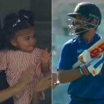 Anushka Sharma daughter face: Daughter of Virat Kohli and Anushka Sharma celebrates father's half-century at Newlands