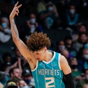 "You be lying! You're a liar": LaMelo Ball was strong on the lil brother vibe while jesting with a fan seated courtside in the Hornets' game vs Indiana Pacers