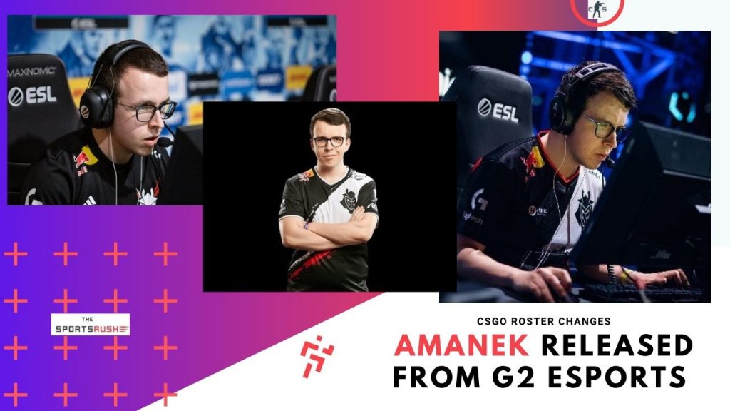 G2 Esports releases Amanek from their CSGO roster