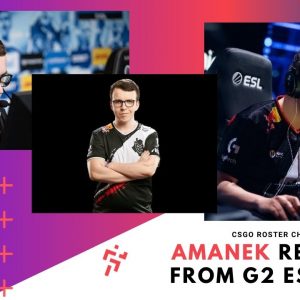 G2 Esports releases Amanek from their CSGO roster