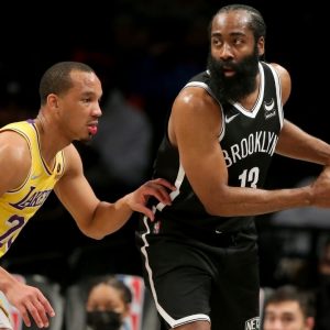 "James Harden is soloing the LeBron James and the Lakers!": A graphic shows how much the Nets star has had to keep their game against LA competitive