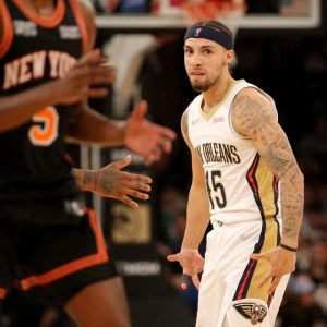 "I'm at the Garden, I won, I'm doing the interview with y'all, and my people are right there! You can't make that up!!": Pelicans rookie Jose Alvarado thanks Josh Hart and Brandon Ingram for gifting him 20 MSG tickets