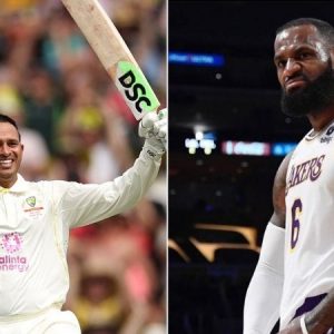 Usman Khawaja scored a brilliant ton in Ashes 2021-22 Sydney test, and he also did a popular LeBron James celebration after it.