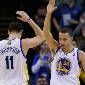 "When I get on the floor, and I see #11 suited up with me, I feel good about our success and our chances to win!": When Stephen Curry showered Klay Thompson with praise during his 2014-15 MVP speech