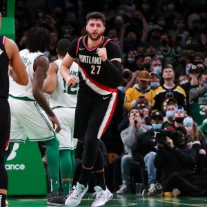 “Blazers were pushing P tonight!”: Jusuf Nurkic shouts out Gunna following stellar win over Jayson Tatum and the Celtics