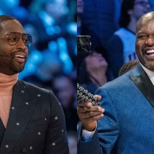 “Come on Shaq!!! The Miami Heat haven’t been at full strength all year and they’re in the first place”: Dwyane Wade confronts former teammate Shaquille O'Neal for being biased towards the Nets and the Lakers