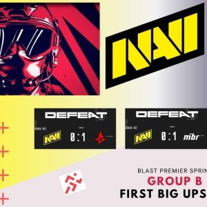 NaVi suffers the 2 major upsets in BLAST Premier Spring Groups 2022 against MIBR and Astralis Group B drama