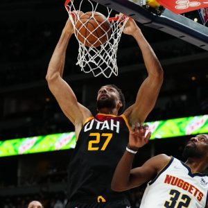 "Every single guy on our team was locked in defensively": Rudy Gobert's return with a '+36' plus-minus game inspires Jazz to a huge victory against the Nuggets