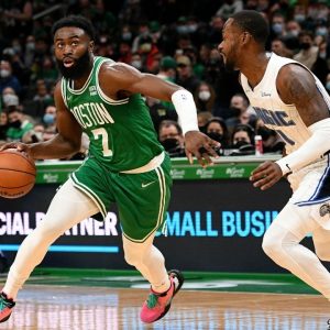 "Jaylen Brown with 50 points proved he can take over and lead the Celtics to a win tonight!": NBA Twitter lauds 25-year-old All-Star for a stupendous performance in comeback win vs Orlando Magic