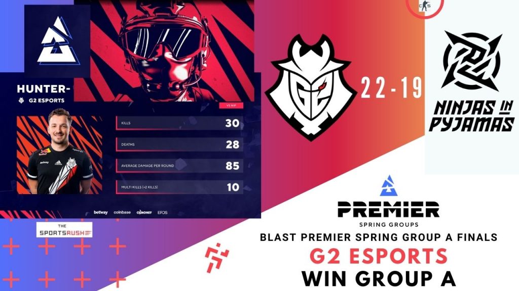 G2 Esports win group A against NiP in a double OT double comeback Bo1 Grand finale