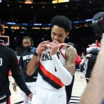 "I dedicate this whole game to my grandpa, who died last night from cancer": Anfernee Simons gets emotional post scoring a career-high 43-points in a win against Trae Young and co