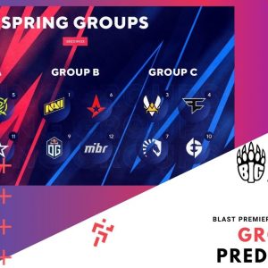 CSGO Blast premier Spring Groups predictions day 1