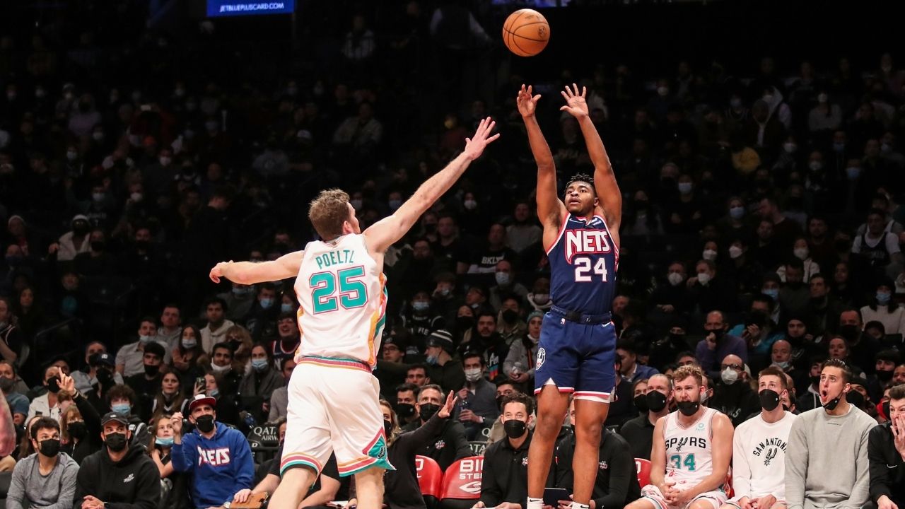"I’m trying to get on the plane, Kevin Durant, so end the game”: Nets rookie Cam Thomas found himself taking the final shot after requesting KD to finish the game early against the Spurs