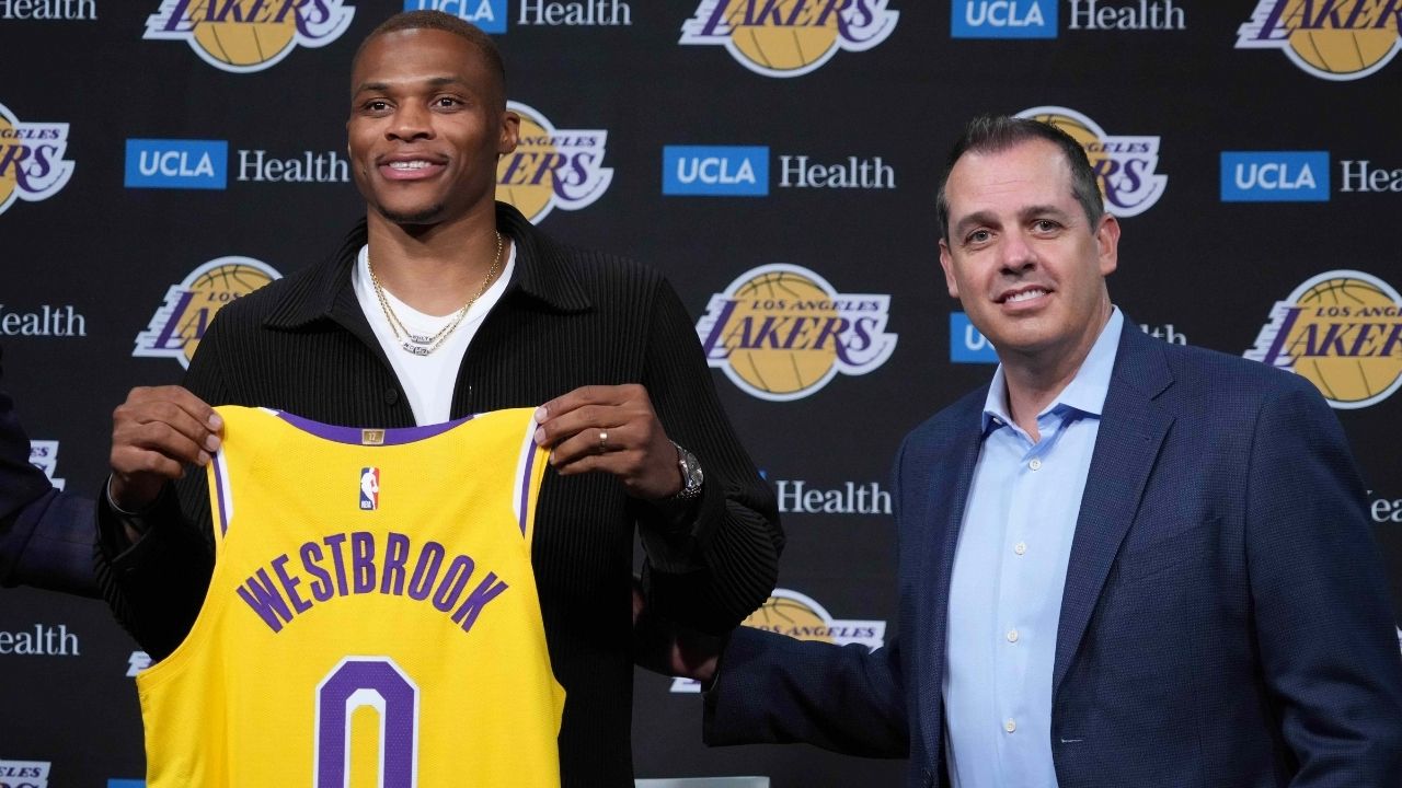 "I really appreciated Russell Westbrook's performance tonight!": Lakers head coach Frank Vogel acknowledges Brodie's improvement just weeks after prior controversy