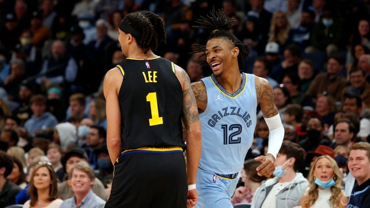 "Someone send me that kid's details, immediately!": Ja Morant hilariously reacts to staring down young Warriors fan after hitting tough and-1 vs Golden State