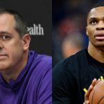 "Russell Westbrook is all in to do whatever's necessary to help the Lakers win a championship": Lakers head coach Frank Vogel on his decision to bench the former MVP in the final minutes against the Pacers