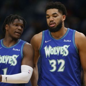 “Karl-Anthony Towns and Anthony Edwards are having a Kevin Durant-James Harden type of connection”: NBA Twitter explodes as the Wolves duo tie the Nets pair for a special feat