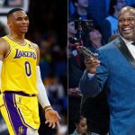 "Russell Westbrook, do you want that Shaqtin MVP once again?": NBA Twitter reacts to Shaq hollering at the Lakers point guard during their win vs Orlando Magic