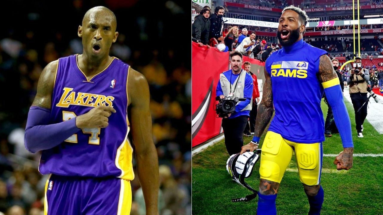 "There was no way Odell Beckham Jr was going to lose the game in those Kobe Bryant-inspired cleats": The Rams’ star honors the Lakers legend lacing up in snakeskin cleats for the NFC Championship Game