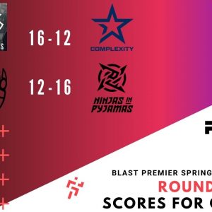 CSGO Blast premier spring groups day 1 group a round 1 g2 complexity big NiP
