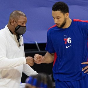 "Ben Simmons did a lot of good things in Philly, it didn't end well just like marriages and other things don't": Doc Rivers admits the former Sixers guard deserves a tribute video 