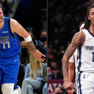 “With Luka Doncic, the Mavs are a 17-10 team, whereas, the Grizzlies are 19-13 with Ja Morant”: Stat depicts Dallas has a better winning percentage with the 22-year-old than Memphis with their ROTY