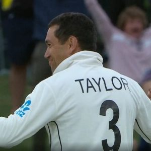 Ross Taylor played his last test game against Bangladesh in Christchurch and he also took the match-winning wicket with the ball.