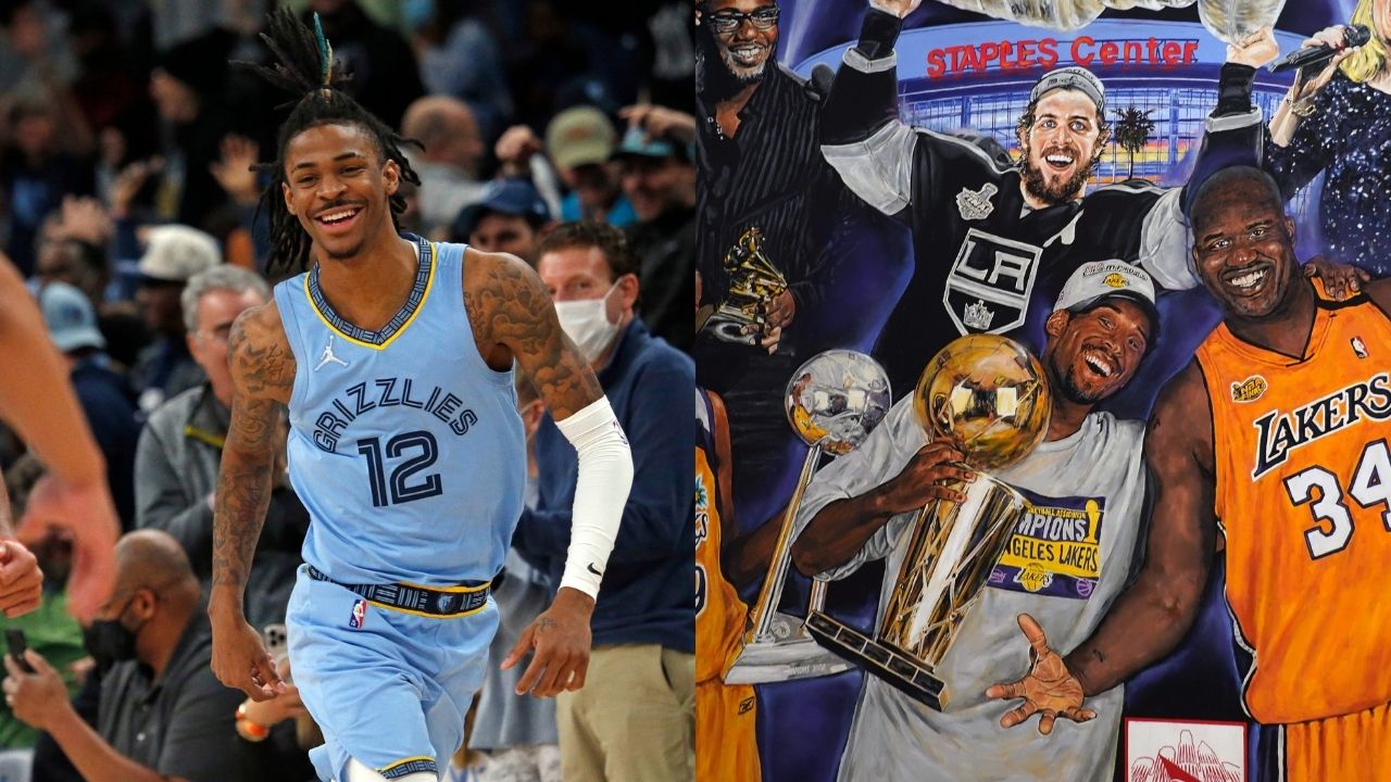 "Ja Morant reminds me of a young Kobe Bryant": Shaquille O'Neal pays the Grizzlies guard the ultimate compliment and believes the latter can take over the league as the Black Mamba did