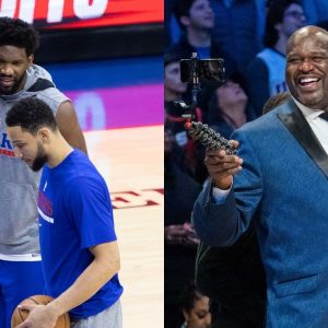 “The difference between Joel Embiid and his soft partner is that he can take criticism without being a crybaby!”: Shaquille O’Neal destroys Ben Simmons in an epic rant while praising the Sixers MVP following his All-Star selection