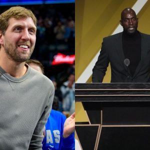 "KG was walking with me the entire way nose to nose": Dirk Nowitzki reveals a hilarious instance of being stalked by The Big Ticket