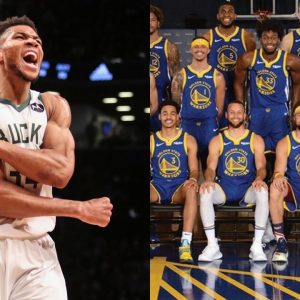 “Giannis Antetokounmpo and Bobby Portis combine to outscore Stephen Curry and Co. 40-38 in the first half!”: Shocking first-half display by the Warriors results in their largest deficit at the break since moving to California in 1962-63