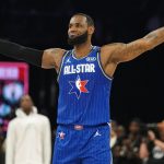 "Gloria James' son! God's plan! LeBron James becomes the first player to be named an All-Star starter for 18 consecutive years": The King ties Michael Jordan for the all-time leader in All-Star votes