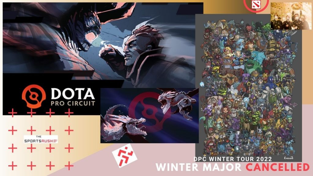 DPC Dota 2 Winter Tour Major 2022 Cancelled amidst rising pandemic concerns
