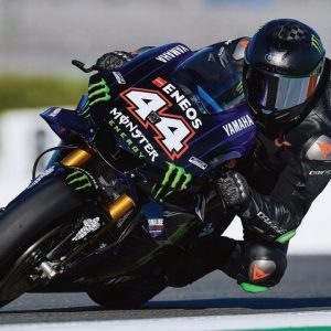 "The day when the Messi and Ronaldo of Motorsports met": Lewis Hamilton drove the Moto GP R1 alongside 'The Doctor' in Valencia's Circuit Ricardo Tormo in 2019