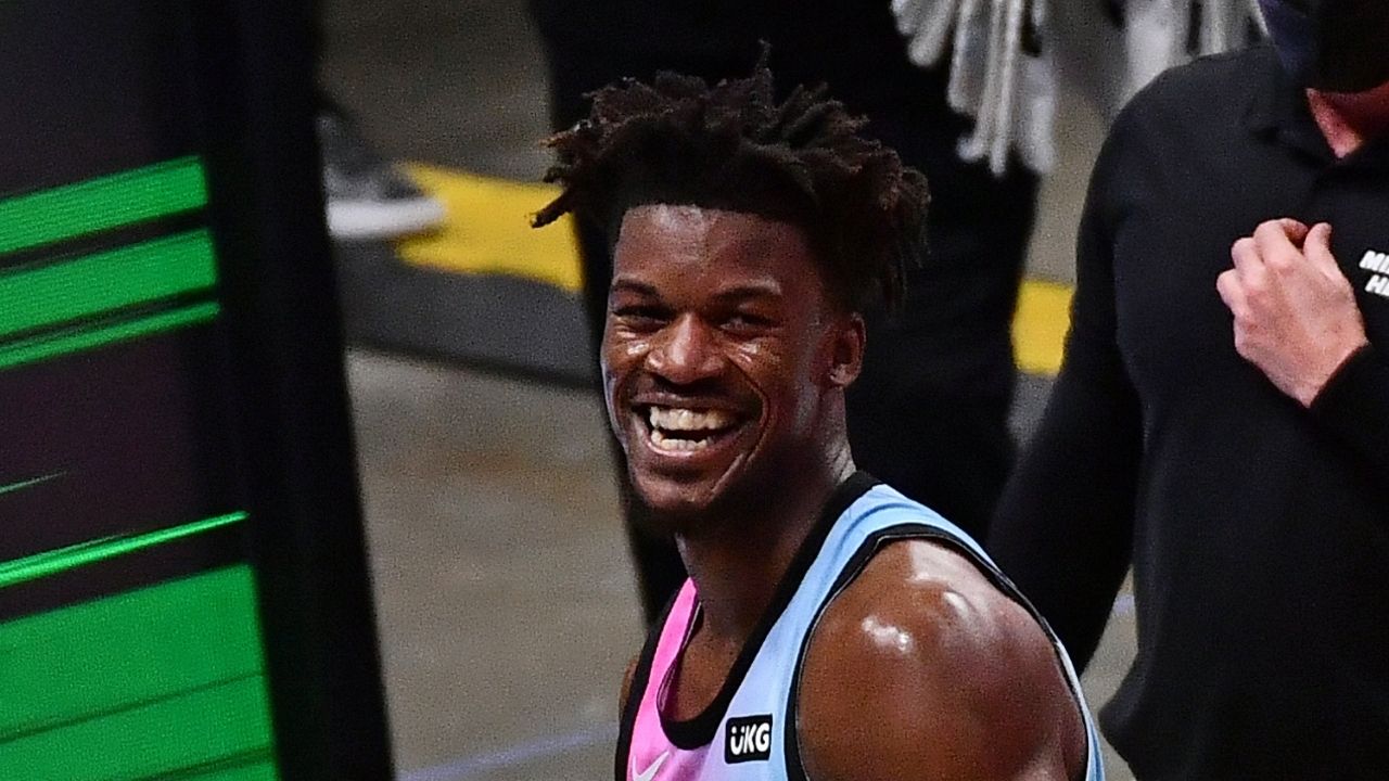 “Jimmy Butler had 0 points in the final 36 minutes of loss to Bucks”: How the Miami Heat superstar has been a no-show from beyond the arc this NBA season