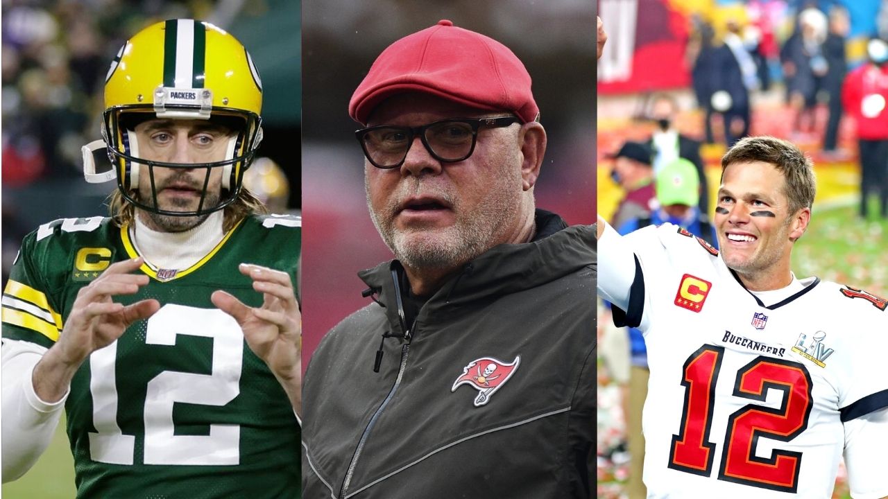 "If Tom Brady doesn't get the MVP, it's a travesty": Bruce Arians says Aaron Rodgers winning MVP would be an absolute disservice to his franchise QB