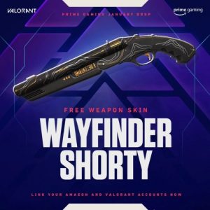 Valorant Prime Gaming Loot: New Wayfinder Shorty is up for grabs just by connecting your prime gaming account