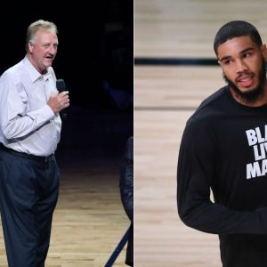 "Larry Bird is one of the 10 greatest players of all time": Jayson Tatum paid respect to the Celtics legend after emulating his 60-point franchise record