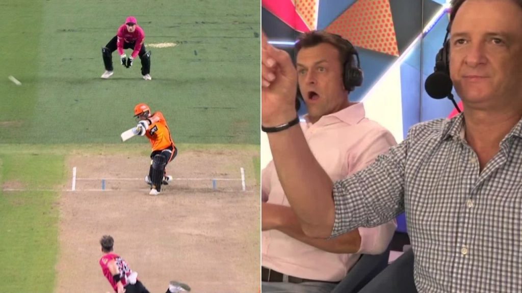 Laurie Evans Perth Scorchers: Laurie Evans six off Dan Christian amazes Adam Gilchrist in BBL 11 final