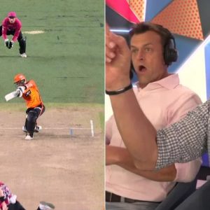 Laurie Evans Perth Scorchers: Laurie Evans six off Dan Christian amazes Adam Gilchrist in BBL 11 final