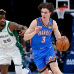 "Josh Giddey becomes the youngest since Luka Doncic to achieve this huge feat!": The Thunder rookie becomes only the second teenager to lead the game in points, rebounds, and assist in a single game