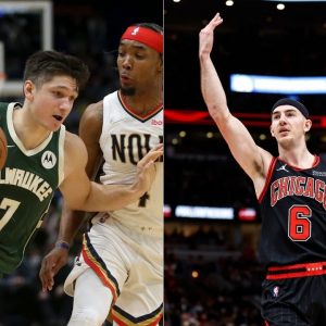 "What the hell was Milwaukee Bucks Twitter thinking?": NBA Twitter pans the 2021 champions' handle for posting a Grayson Allen gif shortly after Alex Caruso's injury was confirmed