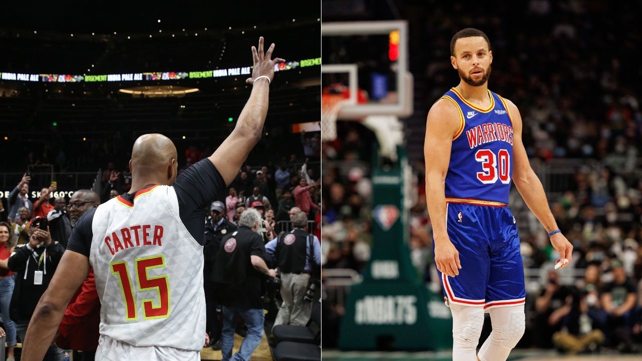 "We had Jordans growing up, my first shoe was a Vince Carter shoe": Stephen Curry took 90s NBA fans on a nostalgic trip when talking about his first basketball shoes and Air Canada