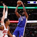 "Joel Embiid is 10-0 in his career against the Chicago Bulls": A mind-boggling stat comes up as Sixers MVP puts up a 40-point double-double performance