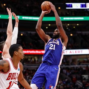 "Joel Embiid is 10-0 in his career against the Chicago Bulls": A mind-boggling stat comes up as Sixers MVP puts up a 40-point double-double performance